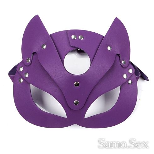 Еротична маска за лице , секси маска - Секси коте - Purple - снимка 1 - Samo.sex Еротична маска за лице , секси маска - Секси коте - Purple - снимка 1