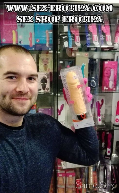 Секс Шоп Еротика Вибратор 19см силиконов реалистна секс играчка - снимка 1 - Samo.sex Секс Шоп Еротика Вибратор 19см силиконов реалистна секс играчка - снимка 1