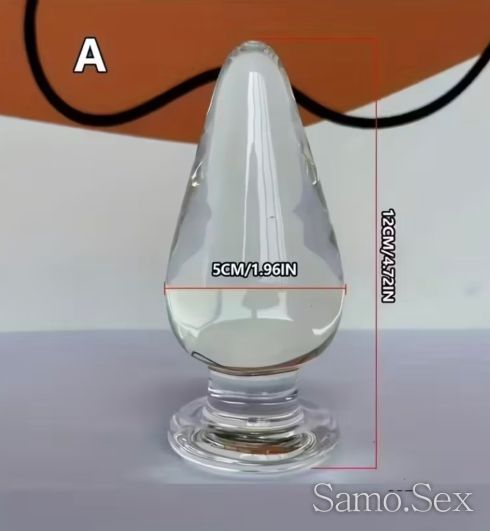 Стъклен анален разширител 50 мм -  снимка 1