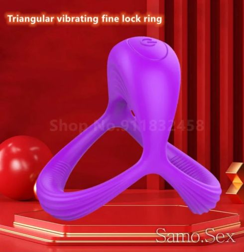 Вибриращ  Ринг пенис пръстен -  снимка 1