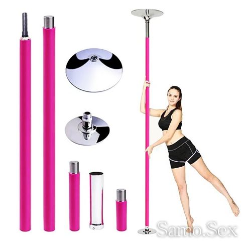 Стриптийз пилон спининг / Striptease pole spinning - Pink -  снимка 1