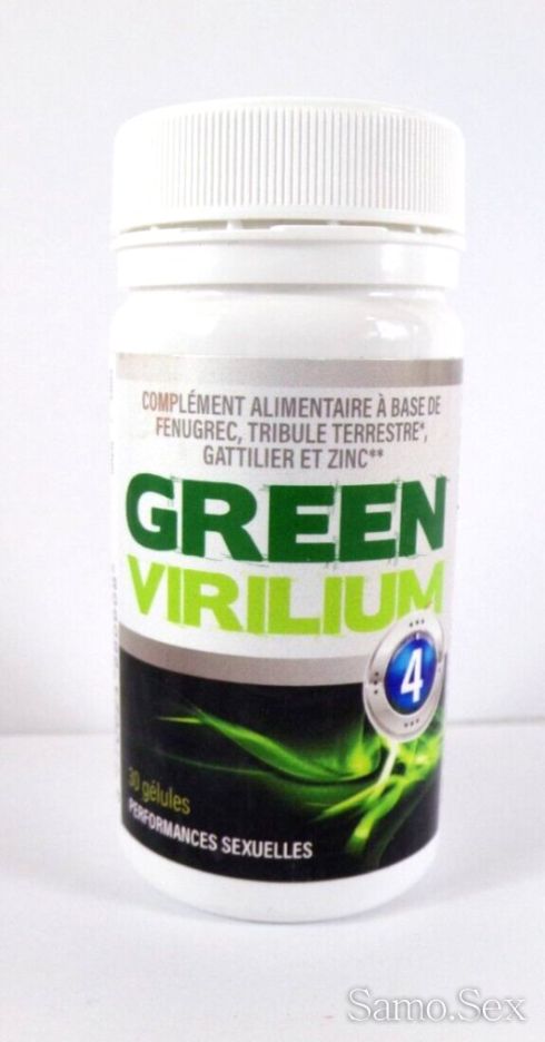 Green Virilium Зеленото злато на мъжествеността Ерекция и Растеж -  снимка 1