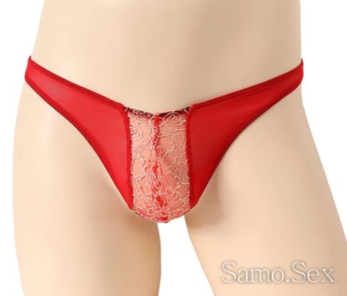 Мъжки Прашки G-Strings Limited Black, Red -  снимка 1