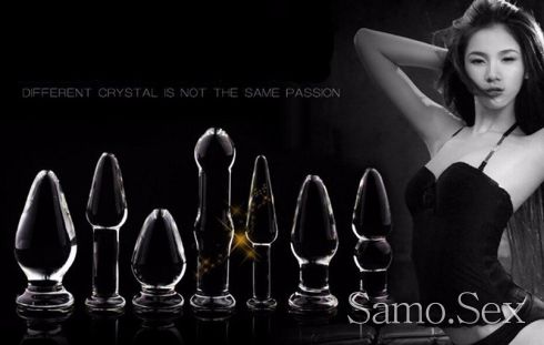 Невероятни стъклени дилда / glass butt plug -  снимка 4