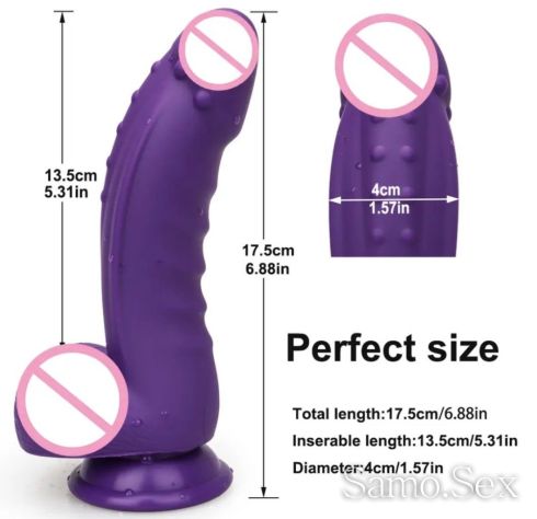 Dildo Silica Purple -  снимка 4
