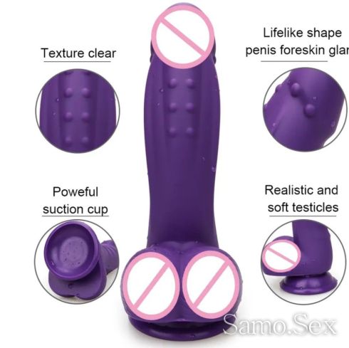 Dildo Silica Purple -  снимка 7