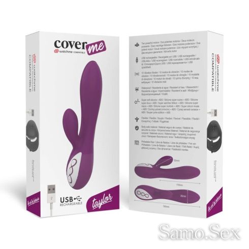 Гъвкав вибратор за G-точката и клитора Coverme -  снимка 3