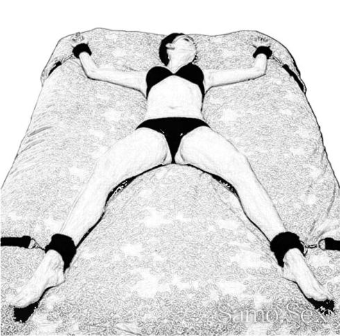 Fetish Комплект за връзване за легло -  снимка 4