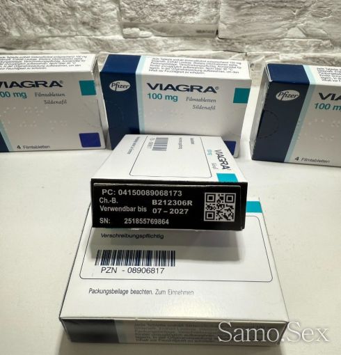 Виагра Viagra Pfizer 4 таб 100Mg -  снимка 2