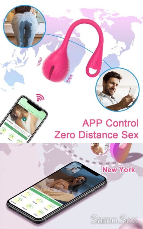 Bluetooth App G Spot Вибратор за жени Стимулация зърна клитора -  снимка 7