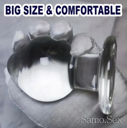 Стъклен анален разширител 61мм -  снимка 3