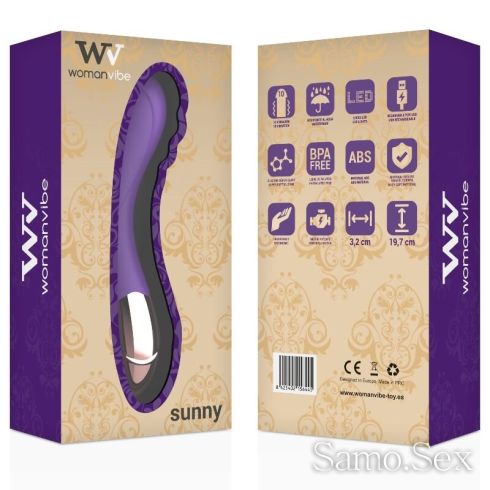 Елегантен Силиконов G-spot Вибратор Womanvibe Sunny -  снимка 4