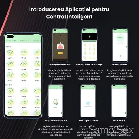 Реалистично дилдо, телескоп., с вакуумна основа и вибрация 22см -  снимка 10