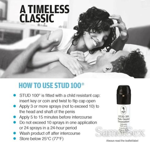 Задържащ Спрей STUD 1OO Delay Spray -  снимка 8