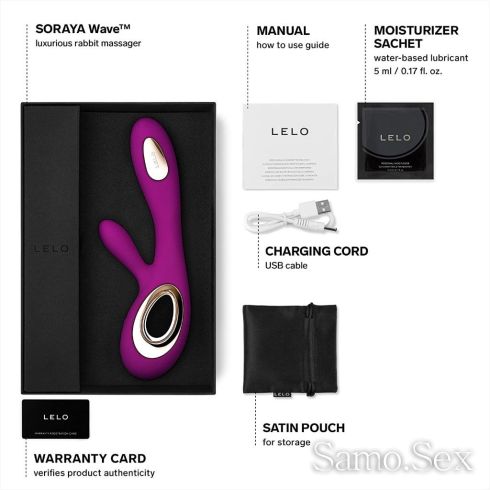 LELO Soraya Wave Luxurious Rabbit Vibrator Sex Toy -  снимка 1