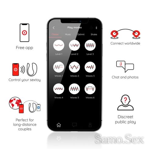 Презаредим Bluetooth вибратор розов Oninder Nairobi -  снимка 3