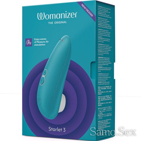 Клитор стимулатор Womanizer Starlet 3 тюркоаз -  снимка 4