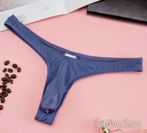 Мъжка полупрозрачна прашка G-String lux -  снимка 12