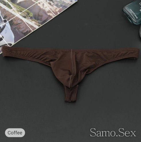 Мъжка полупрозрачна прашка G-String lux -  снимка 6