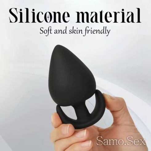 Butt Plug ANAL 62mm.  52mm.Silicone -  снимка 13