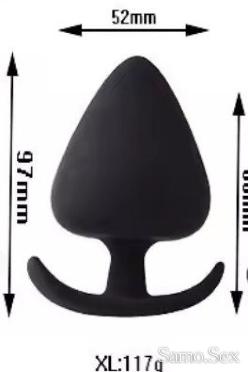 Butt Plug ANAL 62mm.  52mm.Silicone -  снимка 15