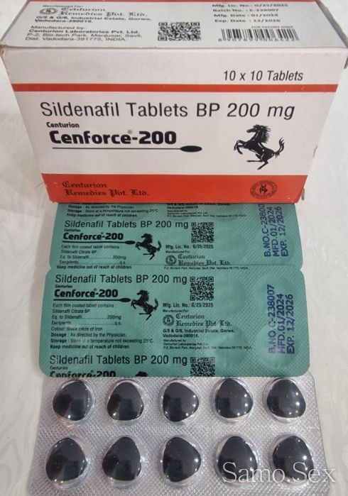Виагра Cenforce 100, Sildenafil Citrate 100 mg -  снимка 3