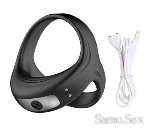 Вибриращ 💍 Ring Пръстен USB  cable 1O режима -  снимка 2
