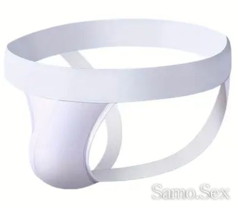 Джокстрап - Мъжки Прашки без дъно, размер M / L, КОЖА -  снимка 6