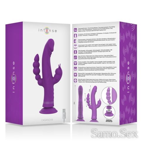 Троен мулти рабит вибратор Intense Casanova -  снимка 7