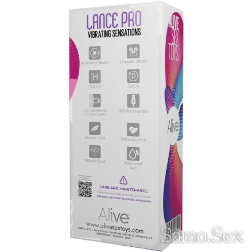 Силиконов Анален Стимулатор Lance Pro -  снимка 5