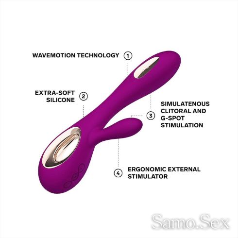 LELO Soraya Wave Luxurious Rabbit Vibrator Sex Toy -  снимка 3