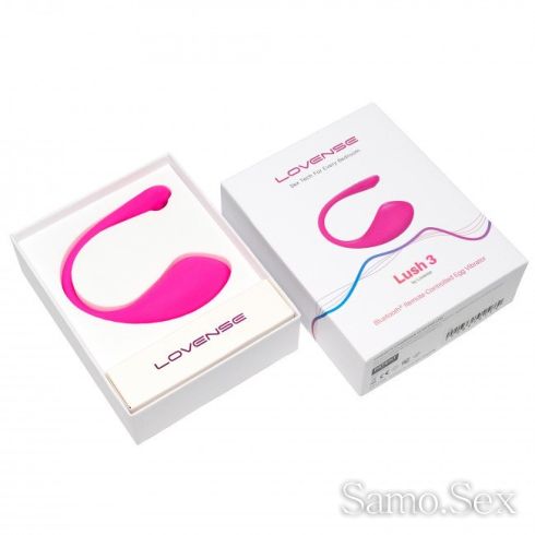 Мощен вибратор яйце Lovense Lush 3 розов -  снимка 2