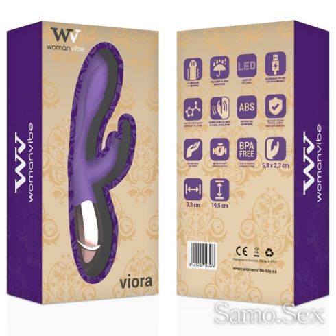 Оргазмичен скуърт G-spot рабит вибратор Womanvibe -  снимка 5